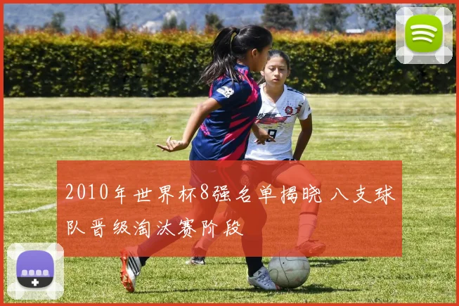 2010年世界杯8强名单揭晓 八支球队晋级淘汰赛阶段
