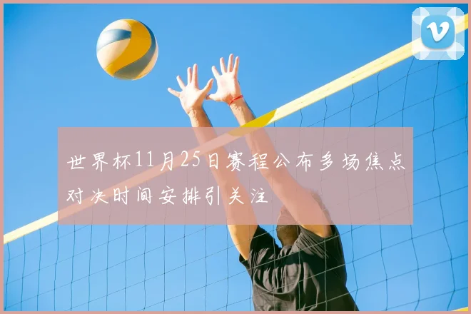 世界杯11月25日赛程公布多场焦点对决时间安排引关注